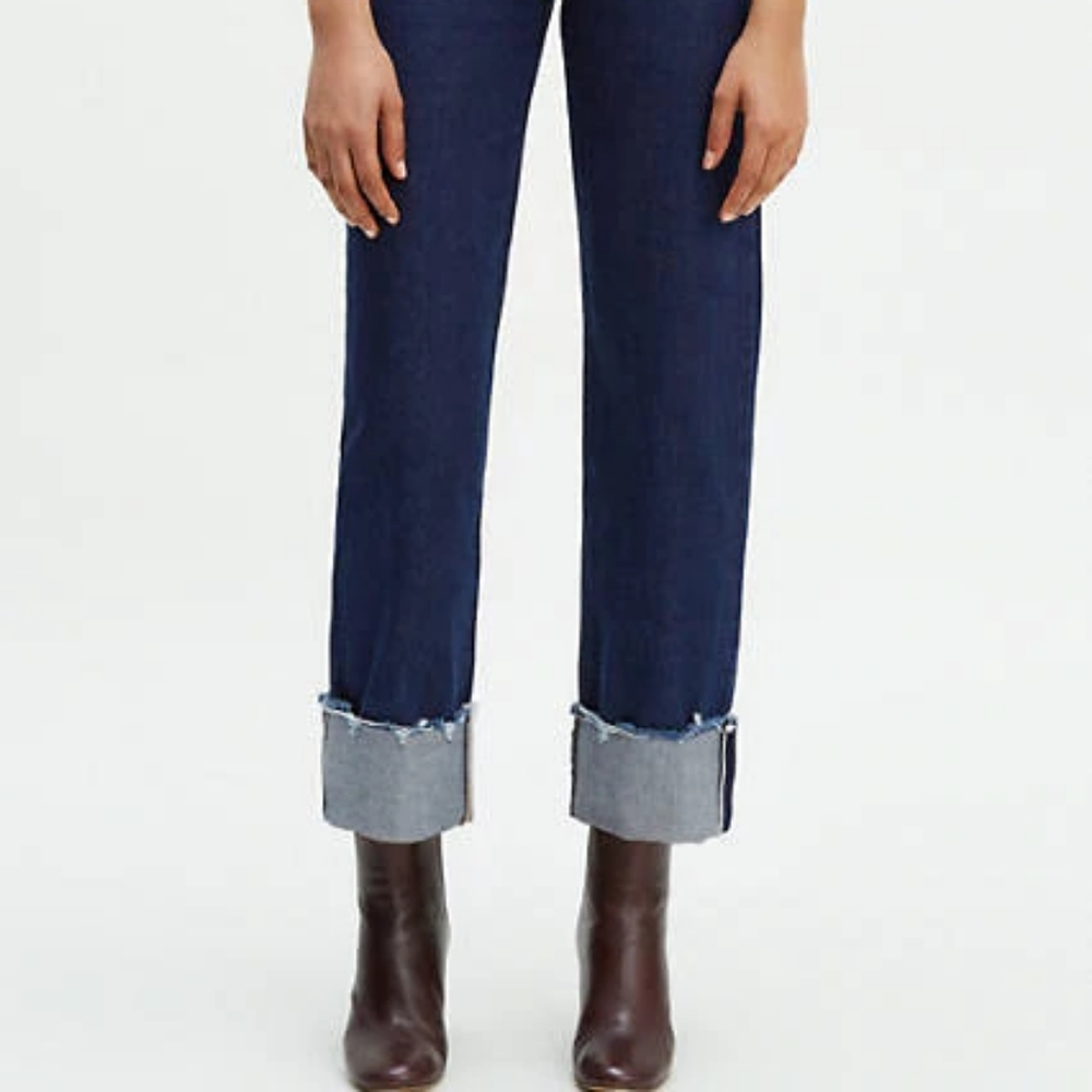 Levi's Ribcage Straight Ankle Selvedge NWT